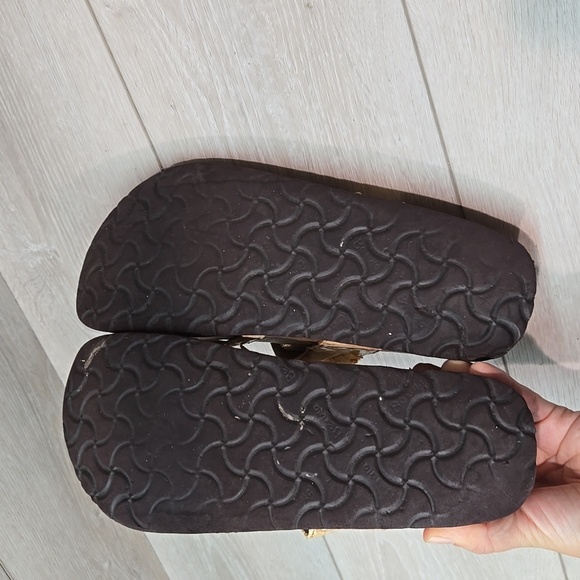 Betula By Birkenstock Women Thong Leather Sandals Flats shoes sz 40/9 Regular - Picture 13 of 14